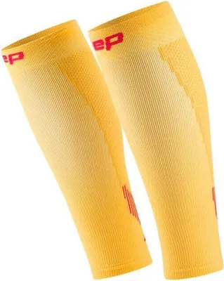 Zdjęcie produktu dla Damskie opaski kompresyjne na łydki sportowe CEP Core Run żółte