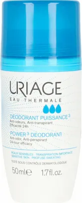 Image de Uriage Power 3 Déodorant Antiperspirant roll-on, 50 ml