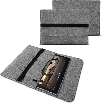 Produktbild von Sleeve Hülle für Lenovo Miix 310 320 300 10,1 Zoll 2in1 Tablet Tasche Filz CoverFarbe:Grau