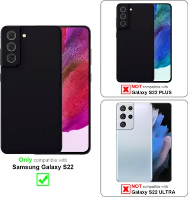 Obrázek produktu pro Cadorabo Ochranné pouzdro pro Samsung Galaxy S22 Purple Pouzdro na mobilní telefon Kryt TPU Pouzdro