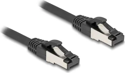 Produktbild von Delock RJ45 Netzwerkkabel Cat.8.1 S/FTP 1 m bis 40 Gbps schwarz