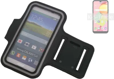 Produktbild von Kompatibel mit LG Electronics Risio 4 Neopren Jogging Armband Sportarmband Oberarmband schwarz kompatibel mit LG Electronics Risio 4 mit Reflektor