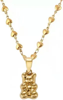 Productafbeelding van Carla damesketting Wattara, goudkleurig, one size