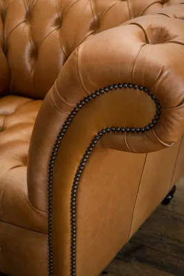 Produktbild von Fernseh Sessel Design Chesterfield Lounge xxl Club Sofa Einsitzer 125cm leder