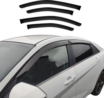 Immagine prodotto di 4x paravento parapioggia per Skoda Octavia 2019-2025 acrilico scuro