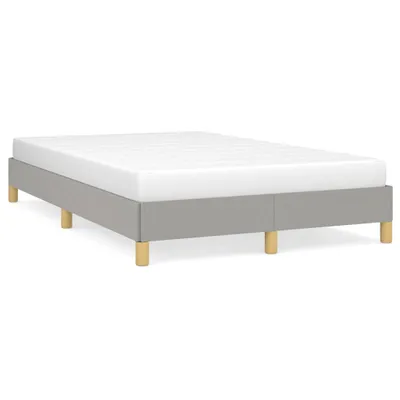 Immagine prodotto di vidaXL Struttura letto senza materasso grigio chiaro 120x190 cm tessuto
