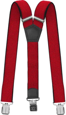 Produktbild von Fabio Farini - 1 Stück 4cm Breites Y-Design verstellbar mit extra starken Clipverschluss, Rot