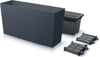 Produktbild von květináč 77cm URBI CASE M DUC800M-S433 antracit plastový PROSPERPLAST