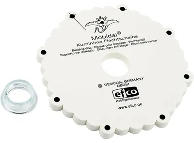 Produktbild von Creativ Company Kumihimo Flechtscheibe, D 16 cm, Dicke 1 cm, 1 Stück