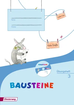 Produktbild von BAUSTEINE Sprachbuch 3. Übungsheft 3 mit CD-ROM