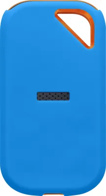 Produktbild von kwmobile Hülle kompatibel mit Sandisk E81 SSD (not for E61) Festplatte - Silikon Schutzhülle für portable SSD - in Blau