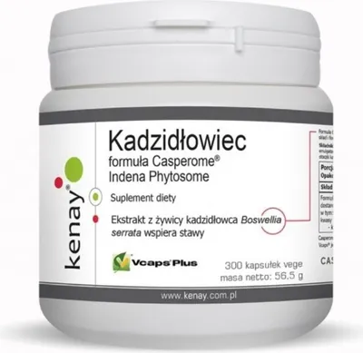 Zdjęcie produktu dla Suplementy diety Kenay kadzidłowiec Casperome Indena Phytosome (300 kaps.) 8529
