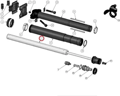 Obrázek produktu pro Crankbrothers Highline V2 150 Mm Cartridge Transparent Transparent One Size