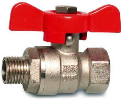 Produktbild von Kugelhahn Messing 3/4" Innengewinde x Außengewinde 25bar Typ 105