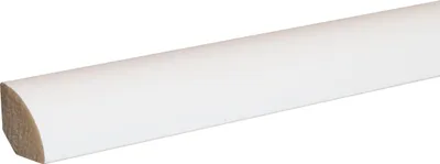 Produktbild von PROVISTON Sockelleiste 18 x 18 x 2000 mm Moderne Fußleiste Viertelstableiste Weiß Wasserfest, Robust und Langlebig