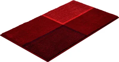 Produktbild von Grund Badteppich DIVISO - 100% Polyacryl SUPERSOFT, Farbe:Rubin, Größe:70x120 cm