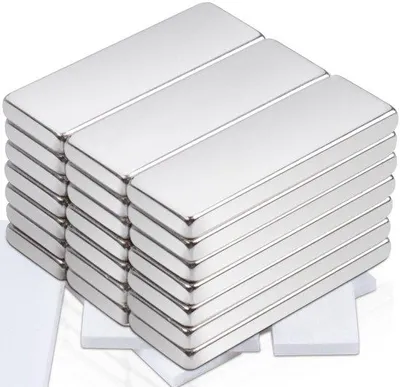 Imagen del producto de Imanes de neodimio rectangulares, 30 x 10 x 3 mm, de alta potencia, ideales para pizarras magnéticas, paneles magnéticos de cocina y pizarras blancas