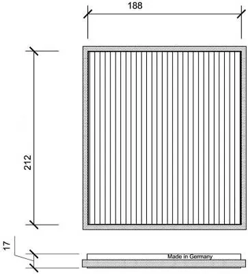 Produktbild von DIEDERICHS DCI1100 Innenraumfilter Pollenfilter für TOYOTA Yaris Schrägheck (P1) Aktivkohle