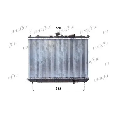 Produktbild von FRIGAIR 0133.3025 Kühler Wasserkühler Motorkühler für KIA CARENS II (FJ)
