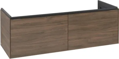 Image de Villeroy & Boch Subway 3.0 armoire sous lavabo, 2 tiroirs, 1272x429x478mm, C56701VH