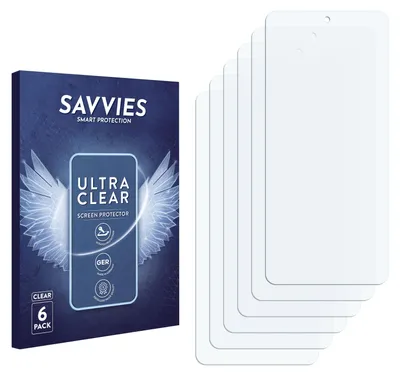 Produktbild von 6x Für Nubia Focus Schutzfolie Savvies Displayschutz Display Schutz Folie Klar Transparent