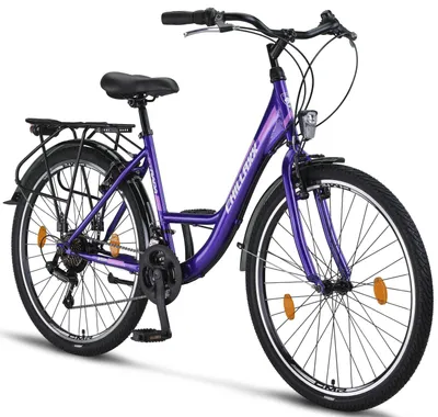 Immagine prodotto di Chillaxx Bike Strada Premium City Bike in 24, 26, 28 pollici - bici per ragazze, ragazzi, uomini e donne - 21 marce - bici olandese da città