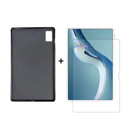 Productafbeelding van 2-in-1 set voor de Huawei MatePad Pro 2021 tablet van 12,6 inch, inclusief een smartcover en een beschermend glas