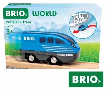 Image de Brio 36019 Locomotive Pull & Back Train Bois