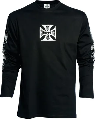 Zdjęcie produktu dla WCC West Coast Choppers Longsleeve Original Cross Black-XXL