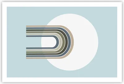 Produktbild von Poster - Poster ohne Rahmen - Formen Rad Linien - 91,5x61 cm - Wand Bild - Wanddeko - Wandbilder - Kunstposter - Wandposter - Bilder - Kunstdruck - Wanddekoration - Wandbild - P2XAA91x61-4608