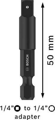 Produktbild von PRO Socket Adapter mit Stiftverbindung, 1/4", 50 mm