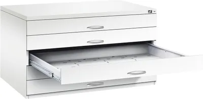 Produktbild von CP 7200 Planschrank verkehrsweiß 5 Schubladen 135,0 x 96,0 x 76,0 cm