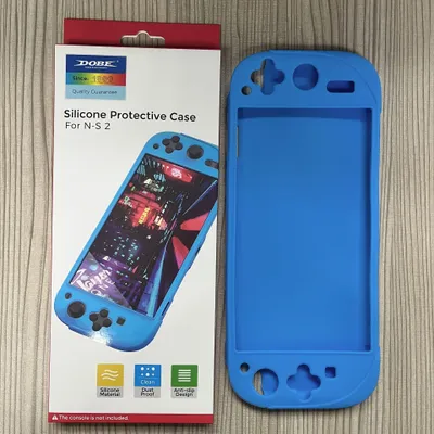 Zdjęcie produktu dla INF Ochronne silikonowe etui na Switch2 Pełne pokrycie Niebieski