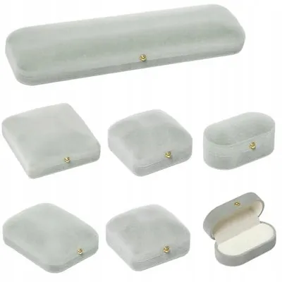 Zdjęcie produktu dla Pudełka na biżuterię aksamitne zestaw 6 prezent dla kobiety