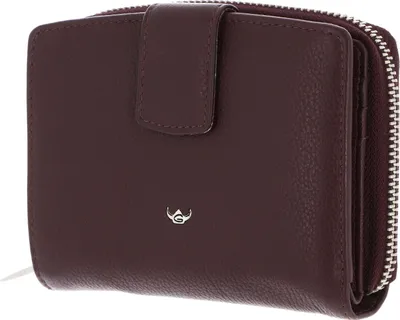 Produktbild von Golden Head Leder Geldbörse Madrid RFID Protect Billfold Coin Wallet Amarone dunkelviolett