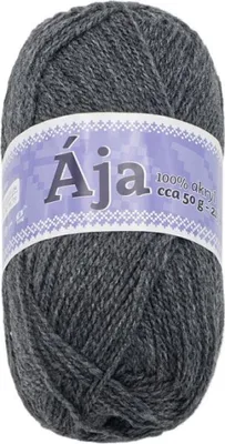 Obrázok produktu pre Priadza ÁJA – 50 g / 217 m – antracitová
