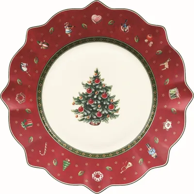 Produktbild von Villeroy & Boch Frühstücksteller Toy's Delight rot,weiß