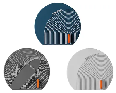 Image de Ensemble de 3 bouchons en silicone anti-odeur pour drains
