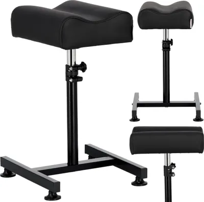 Produktbild von Pediküre Stuhl Fußstütze höhenverstellbar Stand schwarz SPA Armlehne