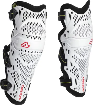 Image de Protège-genoux Acerbis Impact Pro, couleur blanche