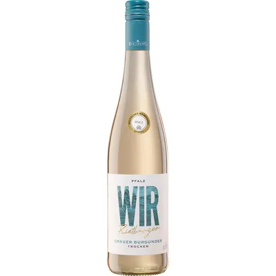 Produktbild von Rietburger Grauer Burgunder halbtrocken fruchtiger Geschmack 750ml