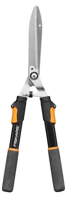 Produktbild von Fiskars Teleskop-Heckenschere, SoftGrip-Griffe, Hochwertige Stahl-Klingen, Länge