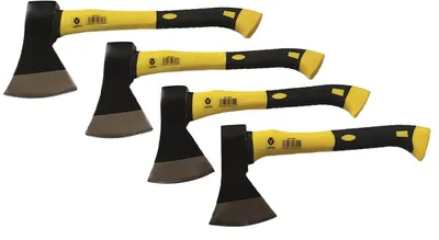 Produktbild von Universalaxt Axt Beil Spaltaxt 600 800 1000 1250 g Fiberglasstiel 4 tlg Set Holz