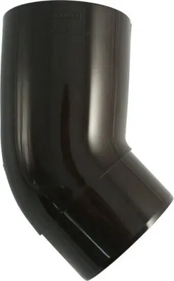Produktbild von Bogen Ø 75  45° für Dachrinnen Fallrohrbogen Regenwasser braun MARLEY078311