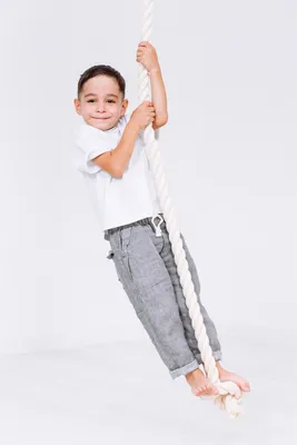 Produktbild von Klettertau für Kinder 230 cm weiß, Indoor & Outdoor geeignet, bis 65 kg Belastung