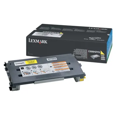 Produktbild von Lexmark C500H2YG, 3000 Seiten, Gelb, 1 Stück(e)