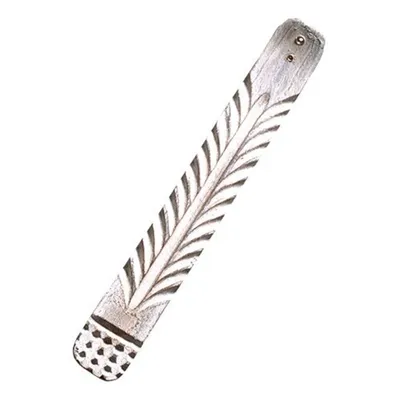 Obrázok produktu pre Holzhalter Ornament weiß gewachst