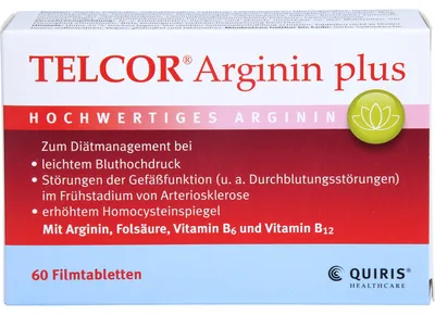 Produktbild von Telcor Arginin plus Filmtabletten, 60 St. Tabletten