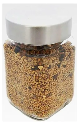 Produktbild von Vorratsglas Gewürzglas mit Edelstahlverschluss 300 ml, 12 Stück