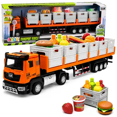 Obrázok produktu pre Orange Food Transport Truck 1:40